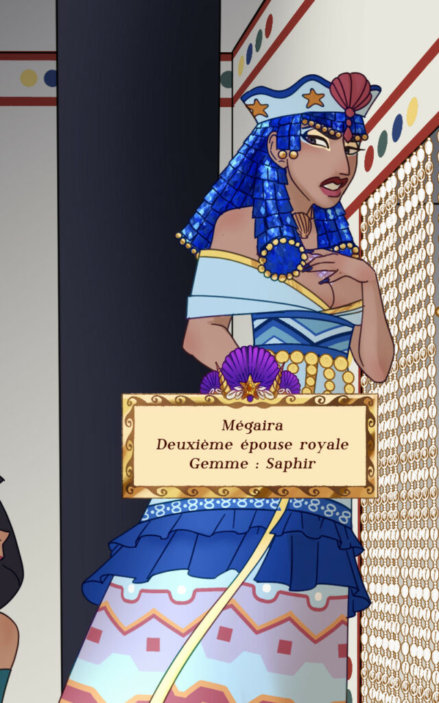 Mégaira Deuxième épouse royale Gemme : Saphir