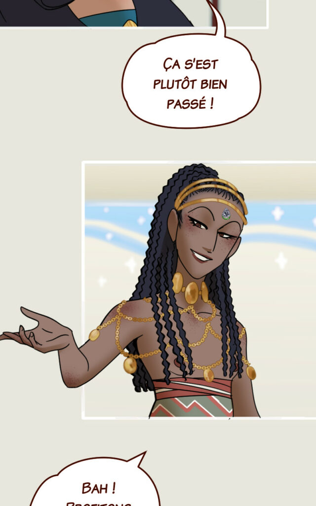 Kumaino : Bah ! Profitons du temps que ta gemme charge pour prendre l'air comme dit Bérose !